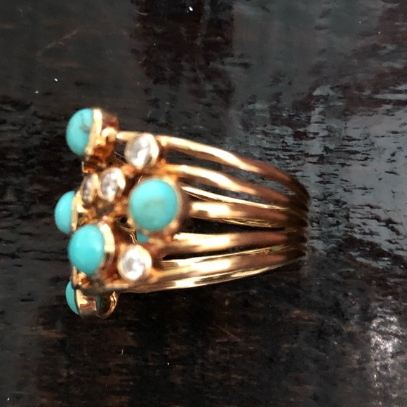 Ippolita Turquoise/Diamond Ring - Picture 5 of 8